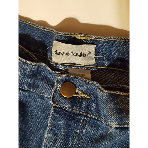 David Taylor Jeans Mens Size 38 X 24.5 Comfort Fit Straight Leg Denim - Picture 6 of 6